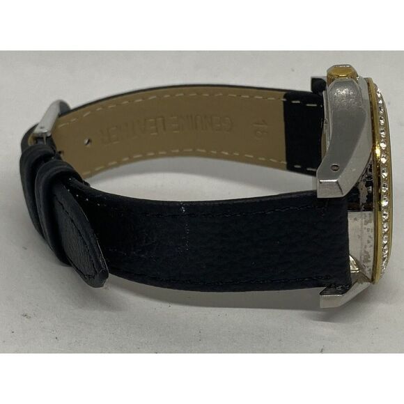 Fossil ES3204 Women Black Leather Analog Silver Dial Quartz Genuine Watch HK834 - Picture 11 of 11